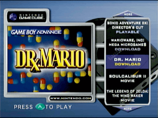 GameCube Preview DVD screenshot 3 for Gamecube